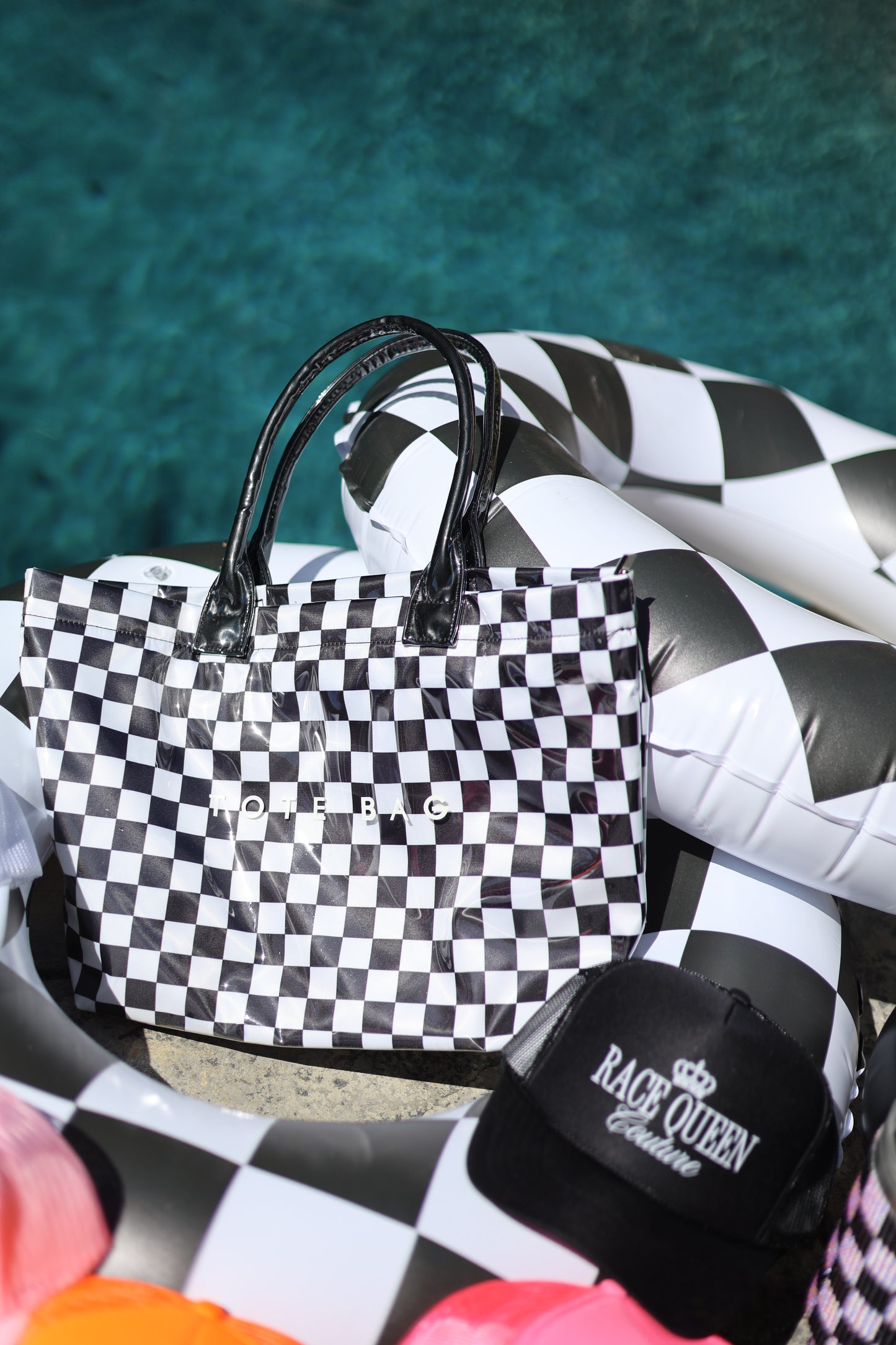 Checkered Tote Bag
