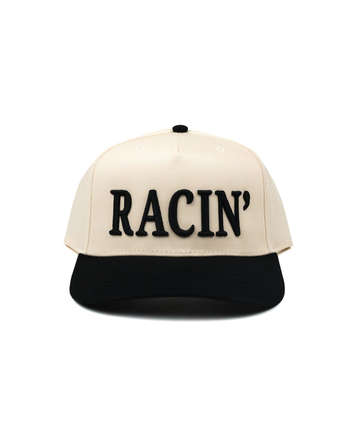 RACIN' Hat - Cream/Black