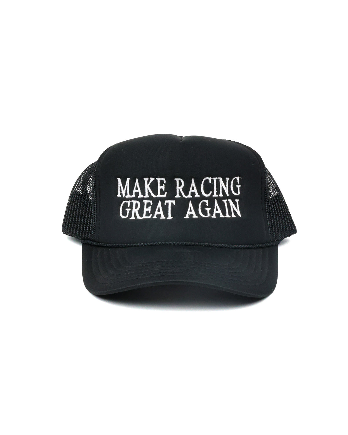MAKE RACING GREAT AGAIN Trucker Hat - Black/White