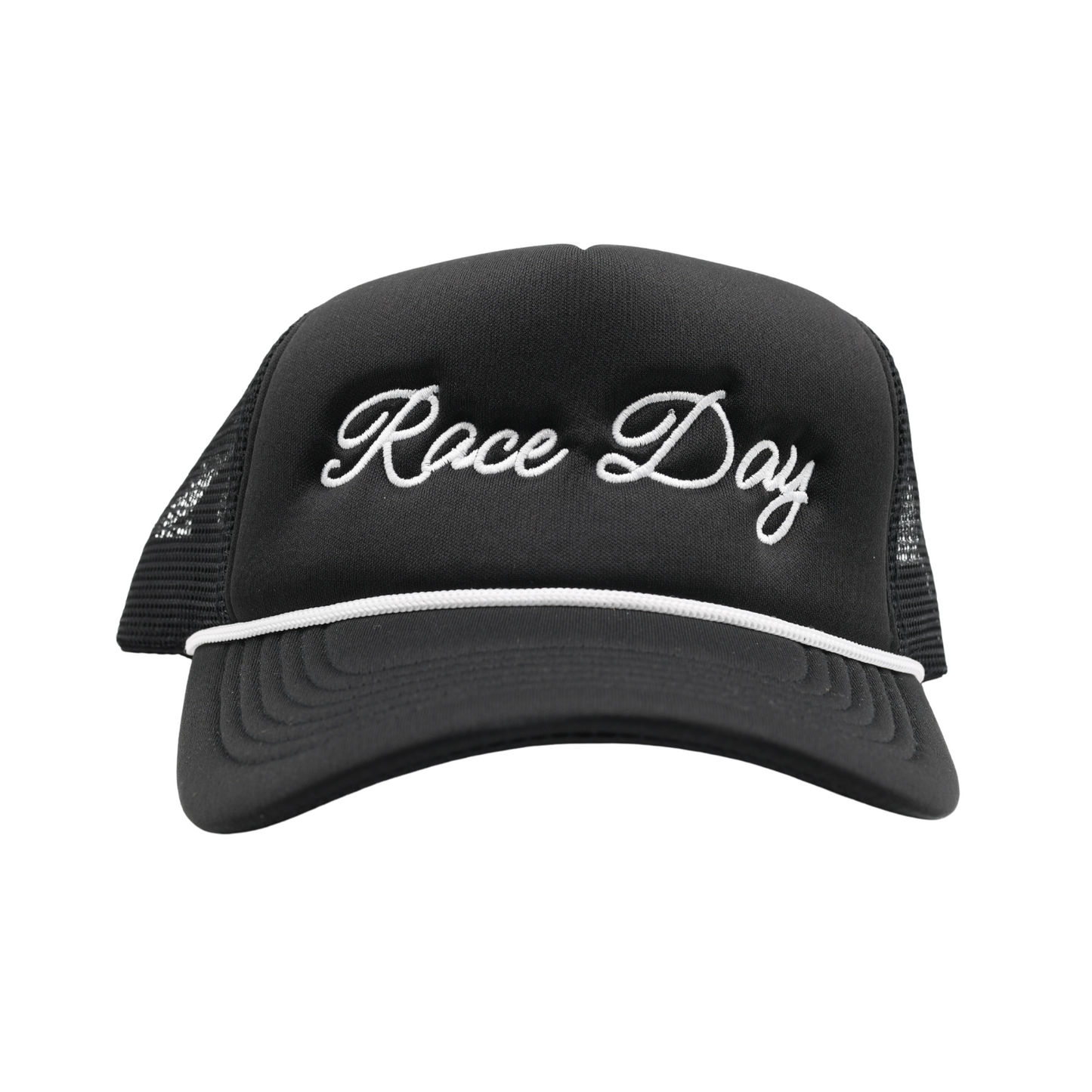 Race Day Script Trucker Hat