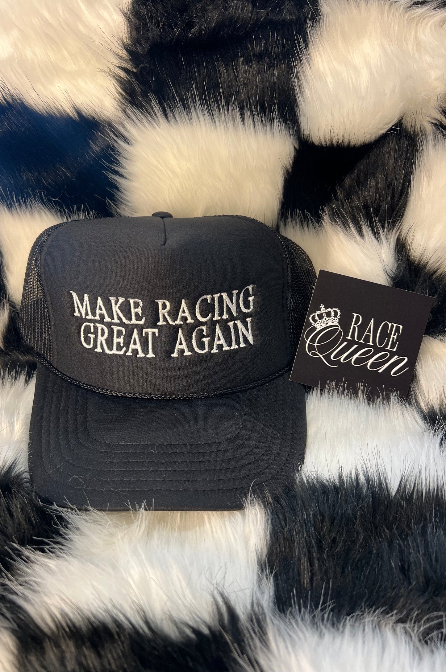 MAKE RACING GREAT AGAIN Trucker Hat - Black