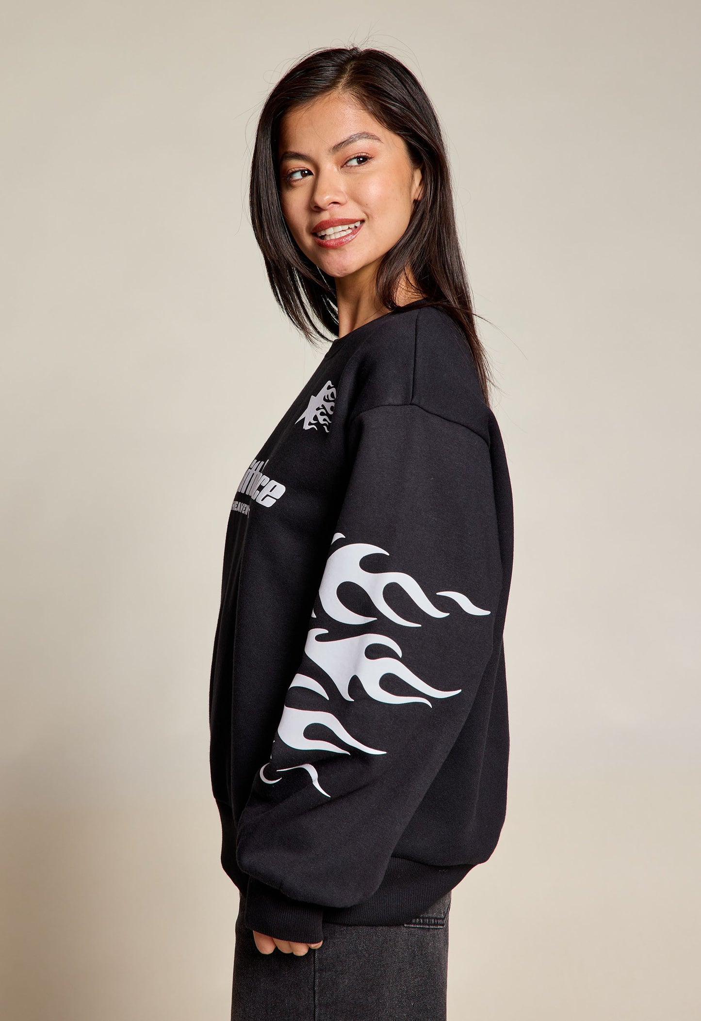 Faith Race. Heaven’s Pace. Flame Crewneck