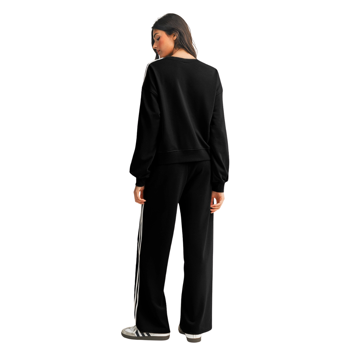 Dirt Track Social Club Sweatsuit Set - Black