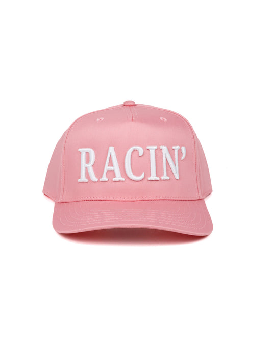 RACIN' Hat - Power Pink/White
