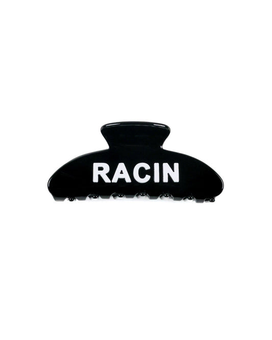 RACIN' Claw Clip by Race Royalty, 10cm acetate lettering claw clip