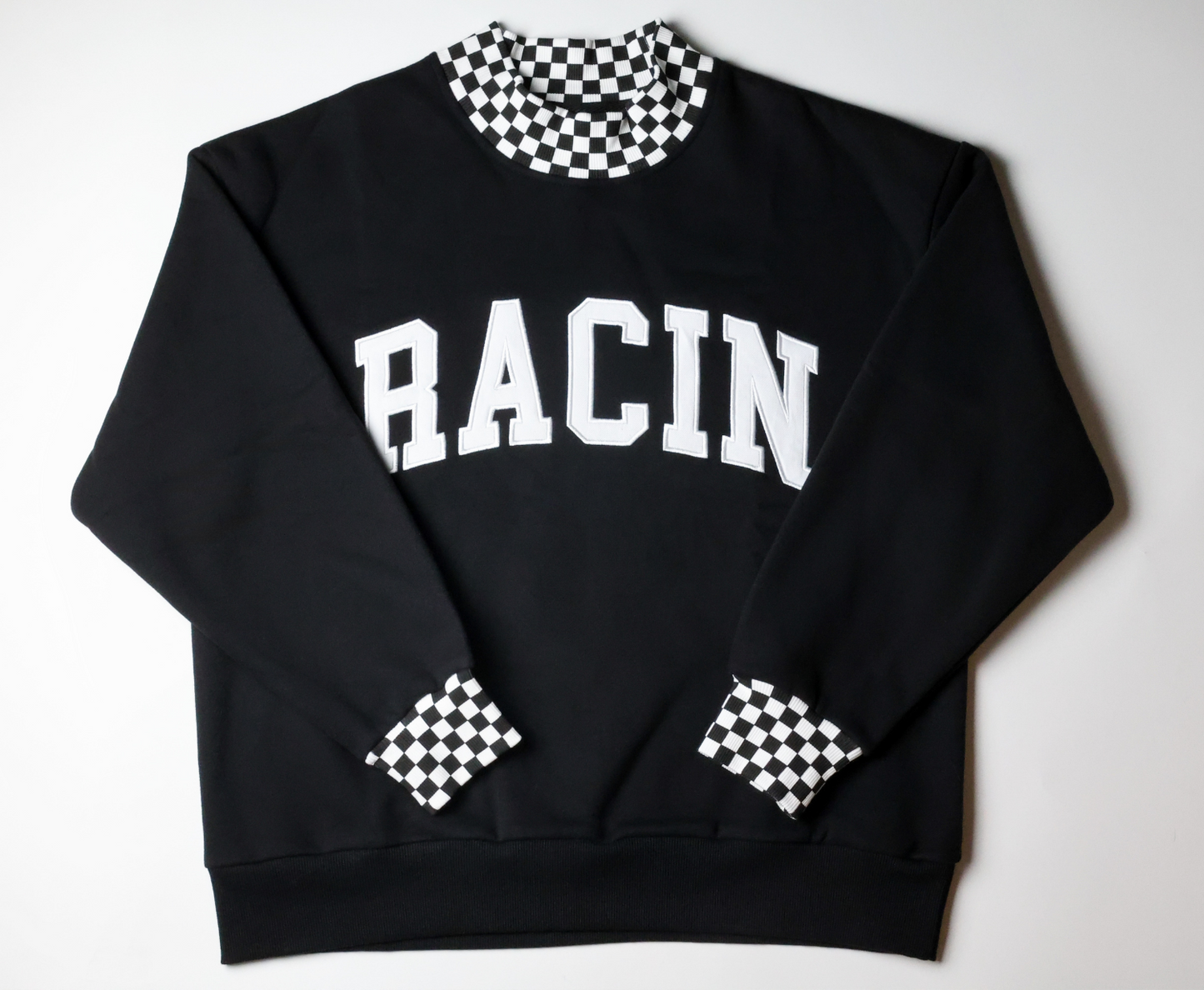 RACIN Checkered Mockneck