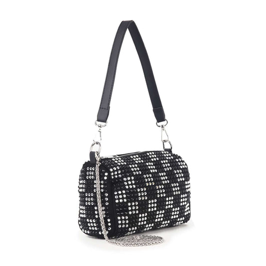 Checkered Bling Bag