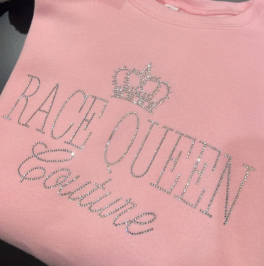 RQC Rhinestone Crewneck - Pink