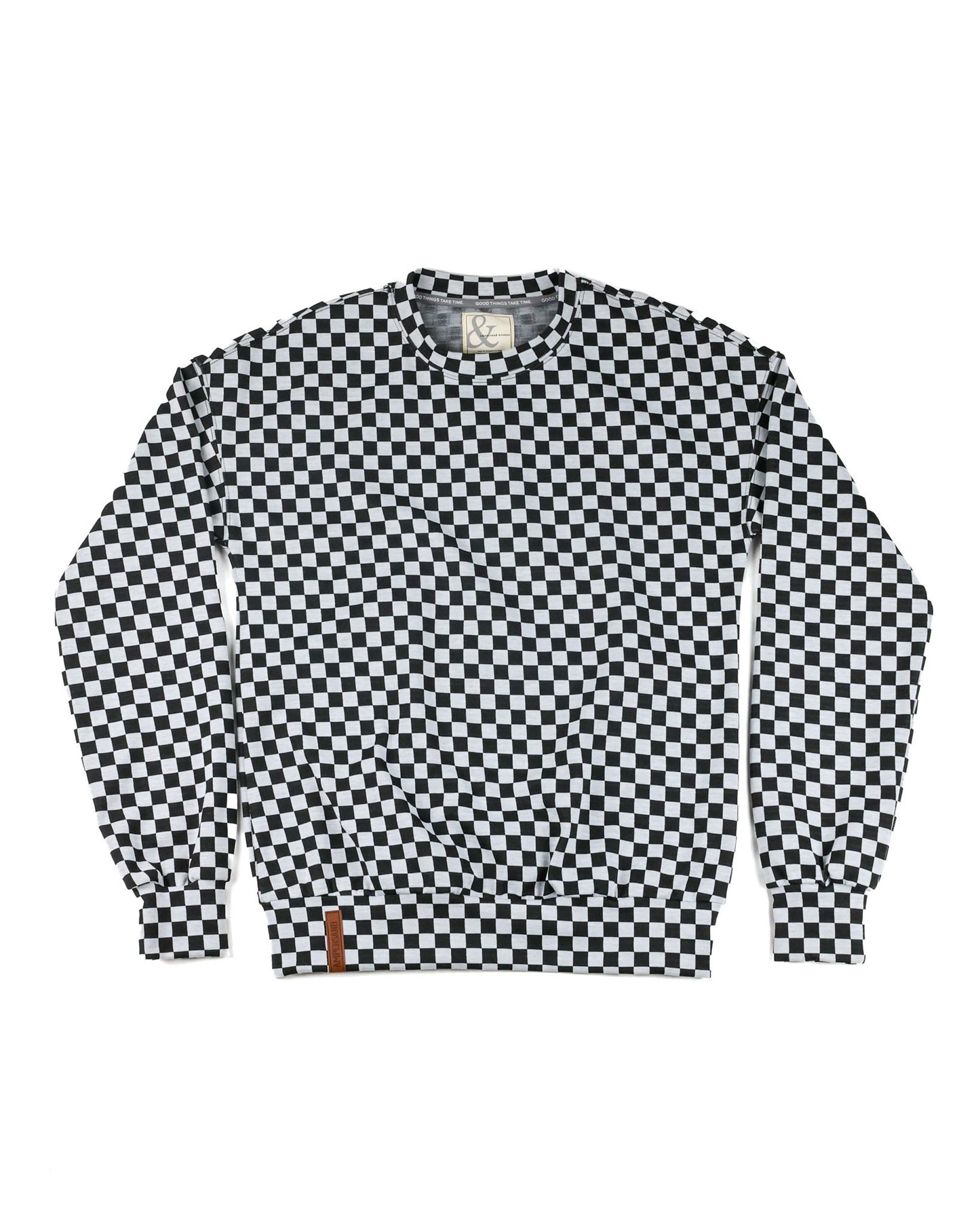 Checkered University Pullover - Bold & Beautiful