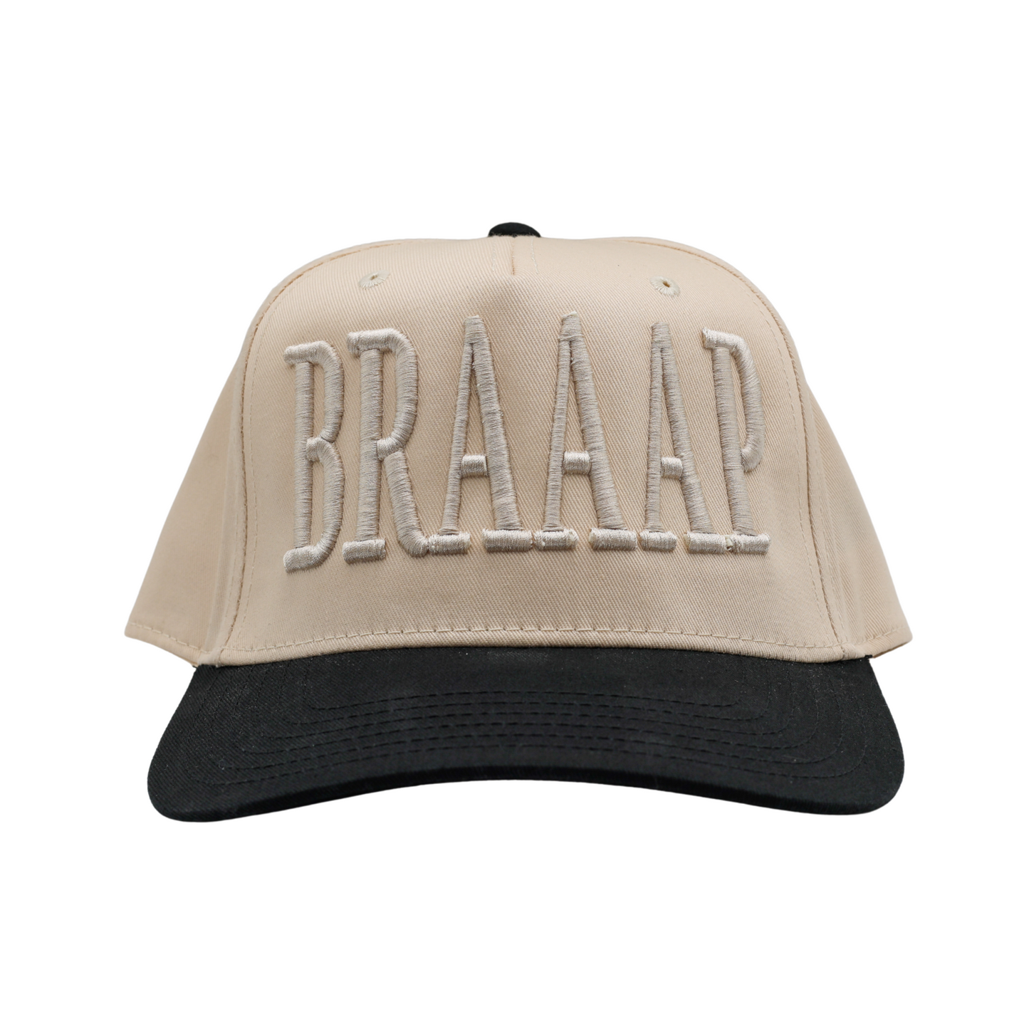 BRAAAP Hat - Cream/ Black