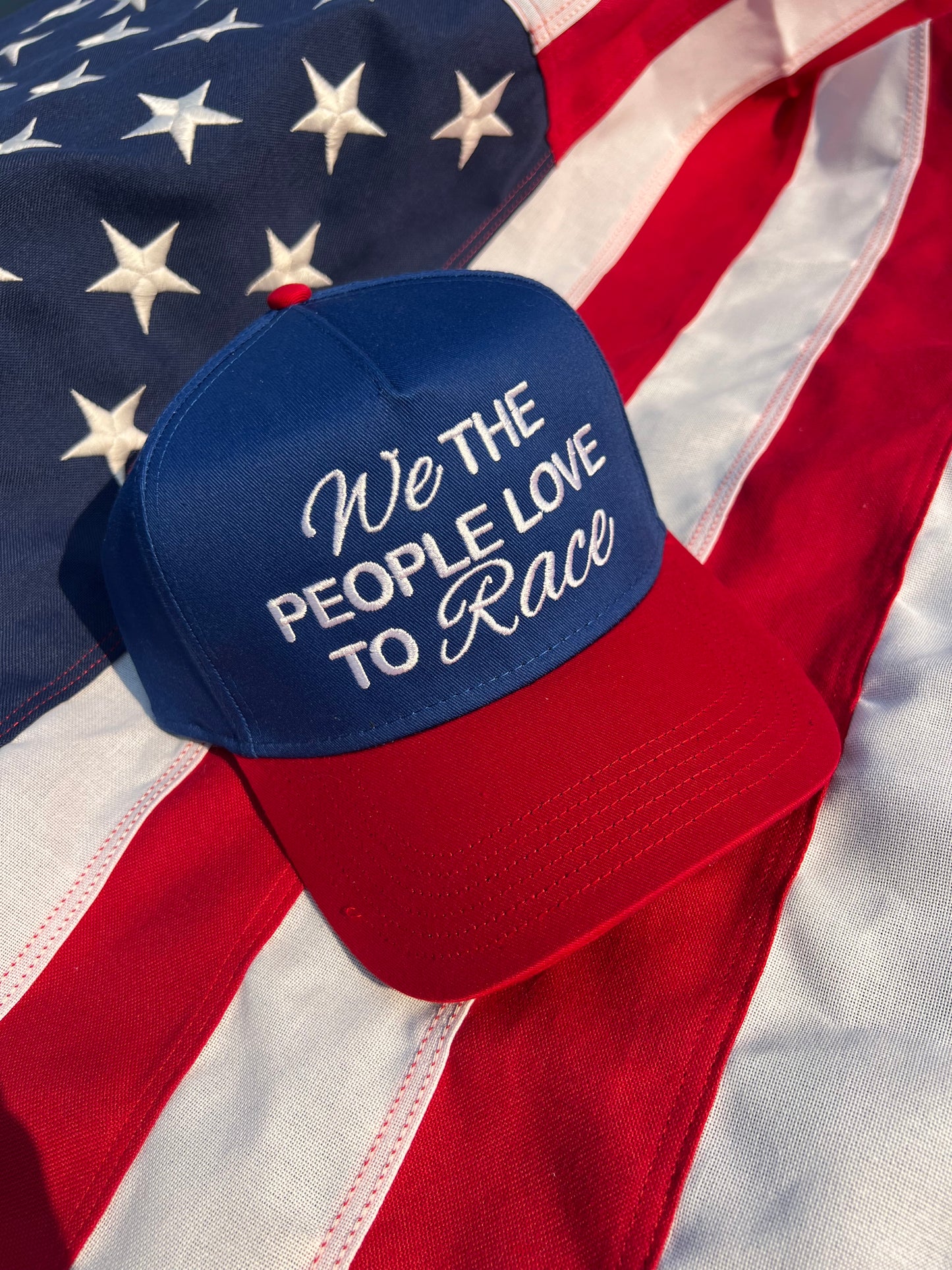 WE THE PEOPLE LOVE TO RACE Hat