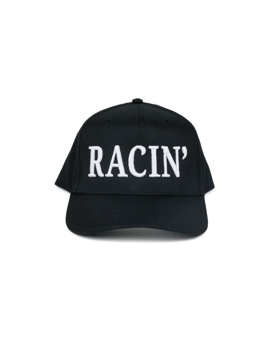 RACIN' Hat - Black/White
