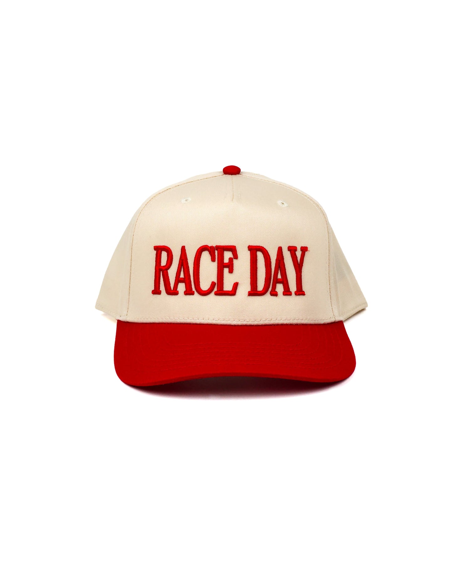 Race Day Hat in Racin' Red colorway by Race Royalty