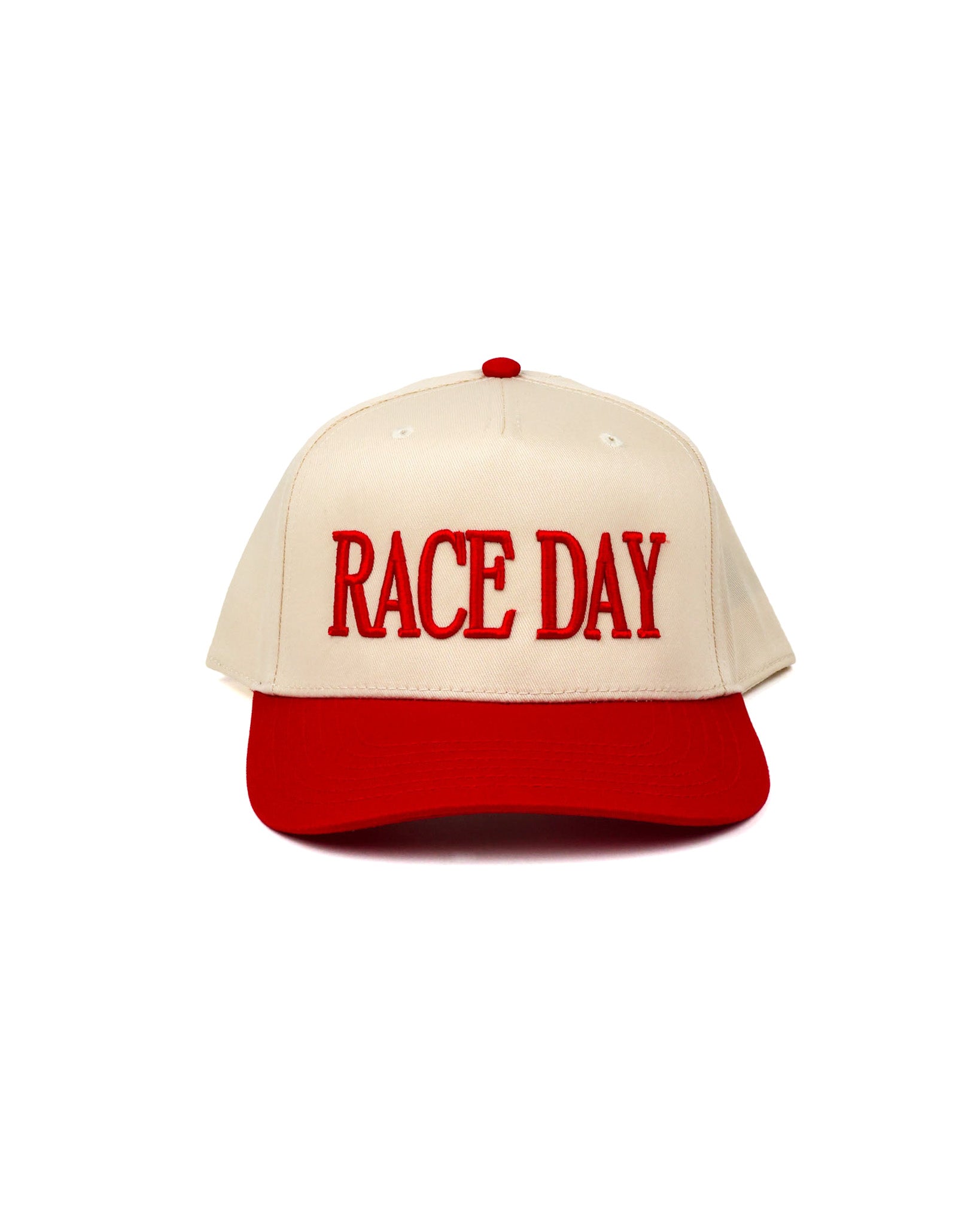 Race Day Hat in Racin' Red colorway by Race Royalty