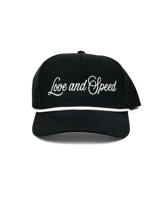 Love and Speed Hat - Black/White