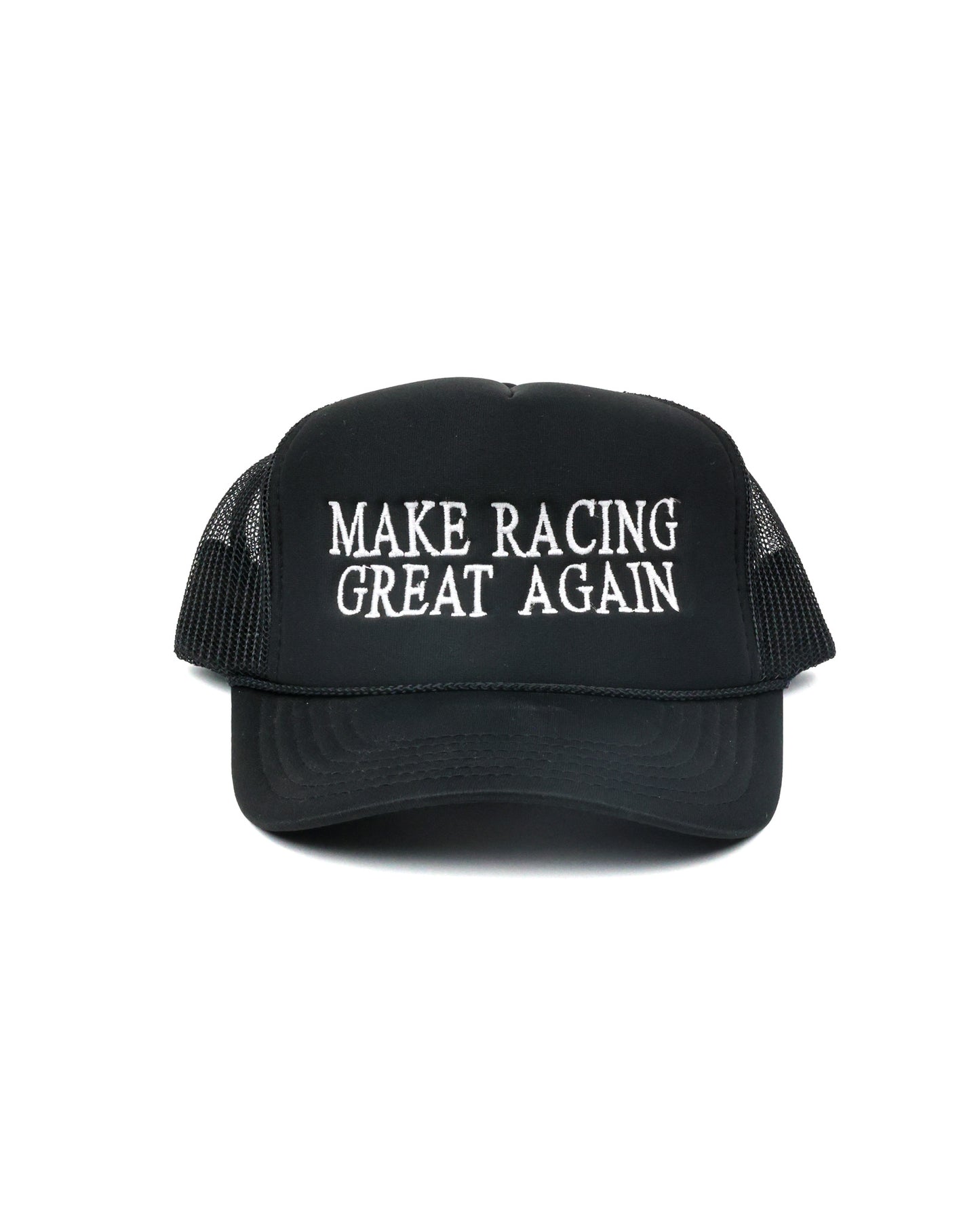 MAKE RACING GREAT AGAIN Trucker Hat - Black/White