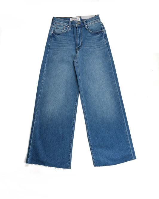 Just Black Denim Scissor Cut Wide Leg - Medium Wash