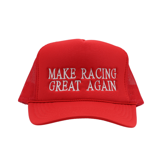MAKE RACING GREAT AGAIN Trucker Hat - Red
