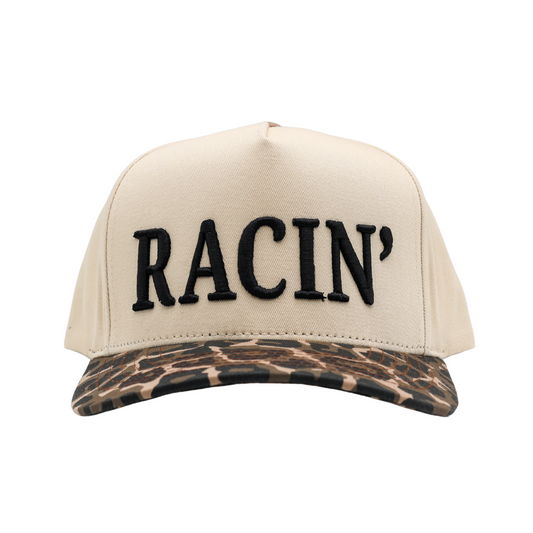 RACIN' Hat - Black/Leopard