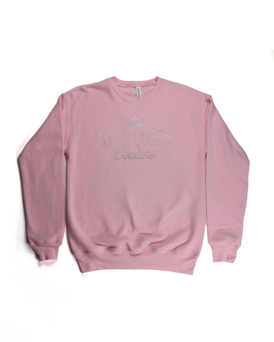 RQC Rhinestone Crewneck - Pink