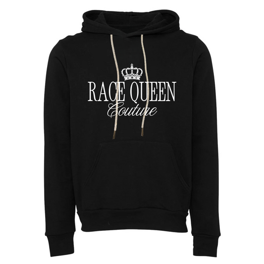 RQC Hooded Sweatshirt with Rhinestone Drawstrings