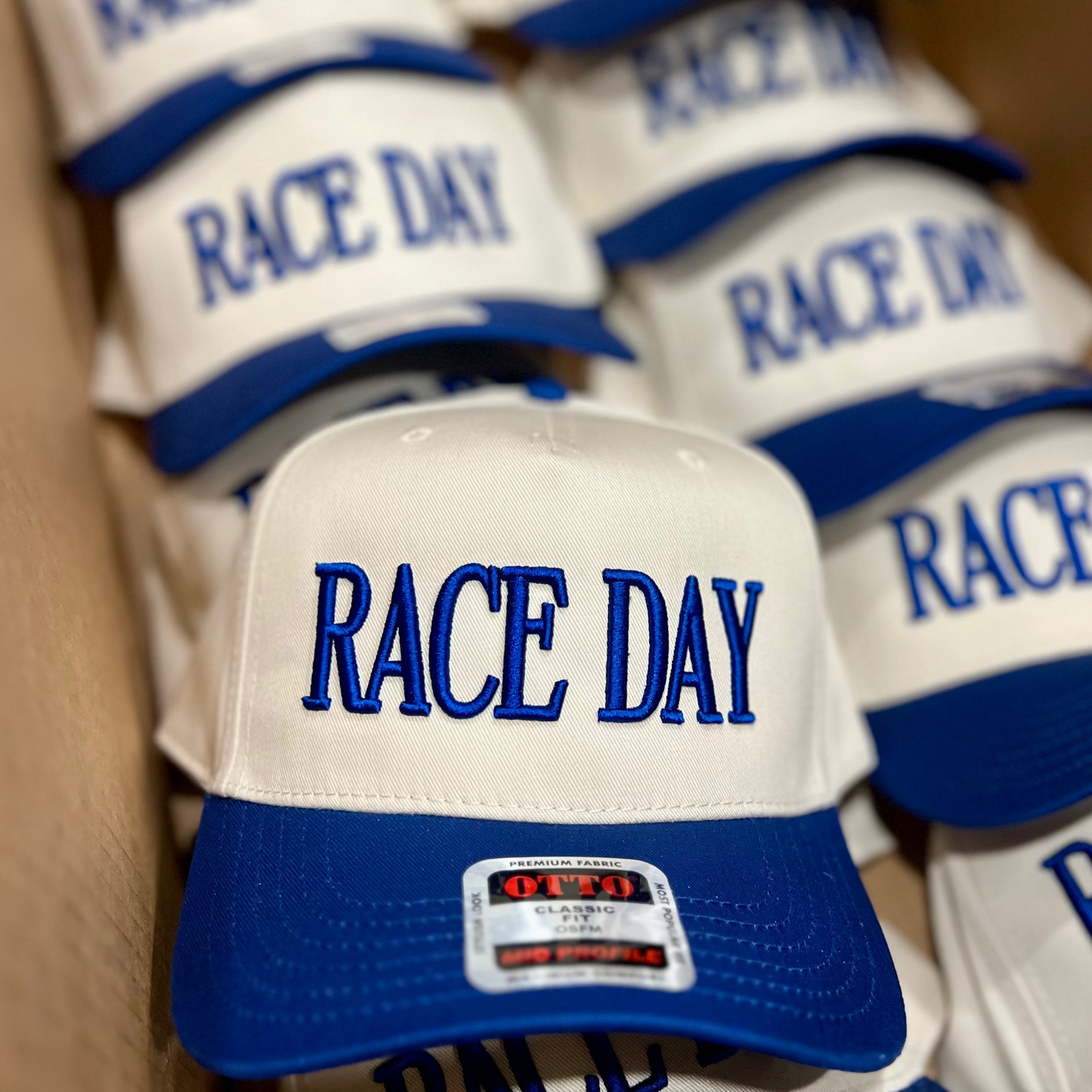 RACE DAY Hat - Boujee Blue