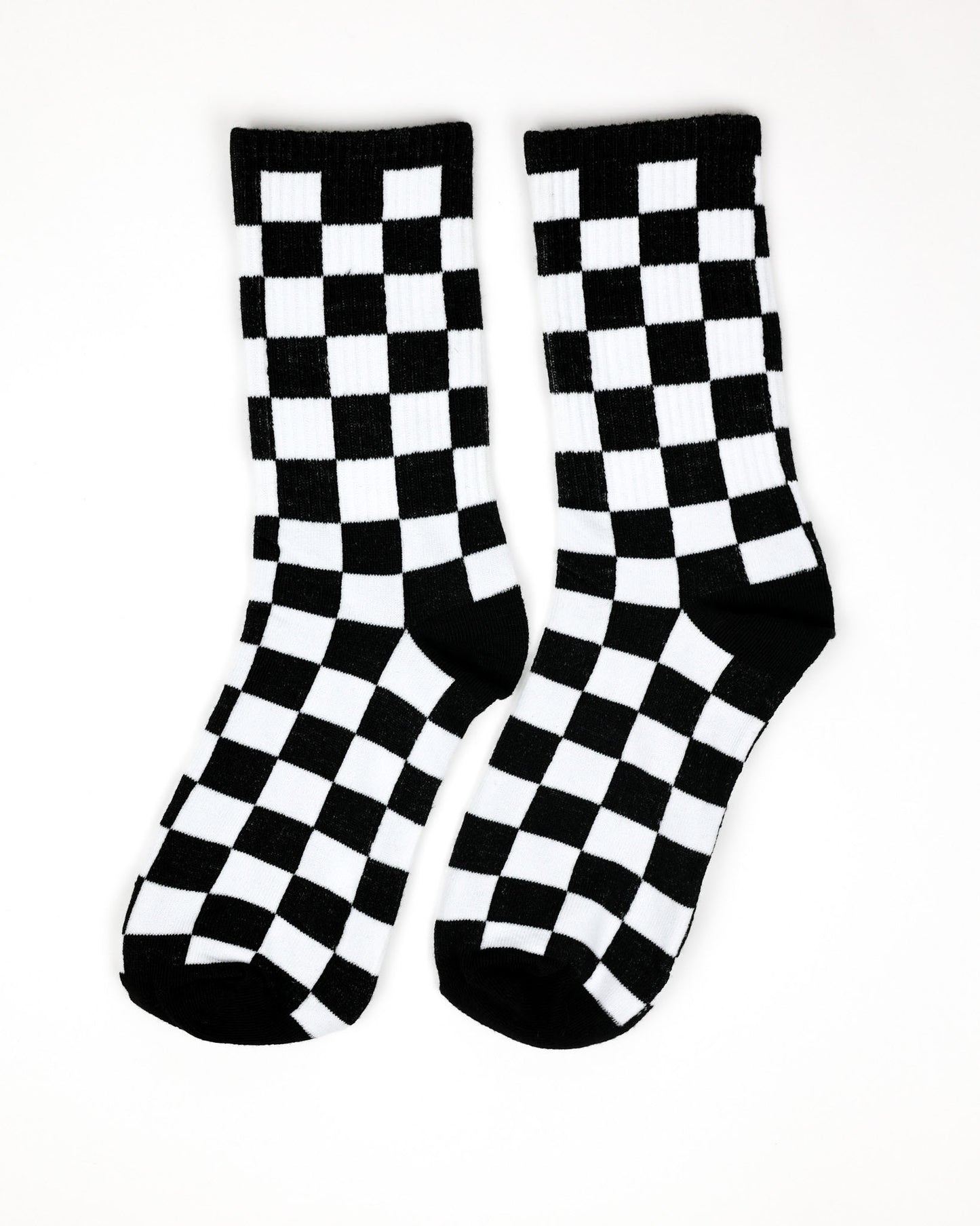 Checkered Ankle Crew Socks