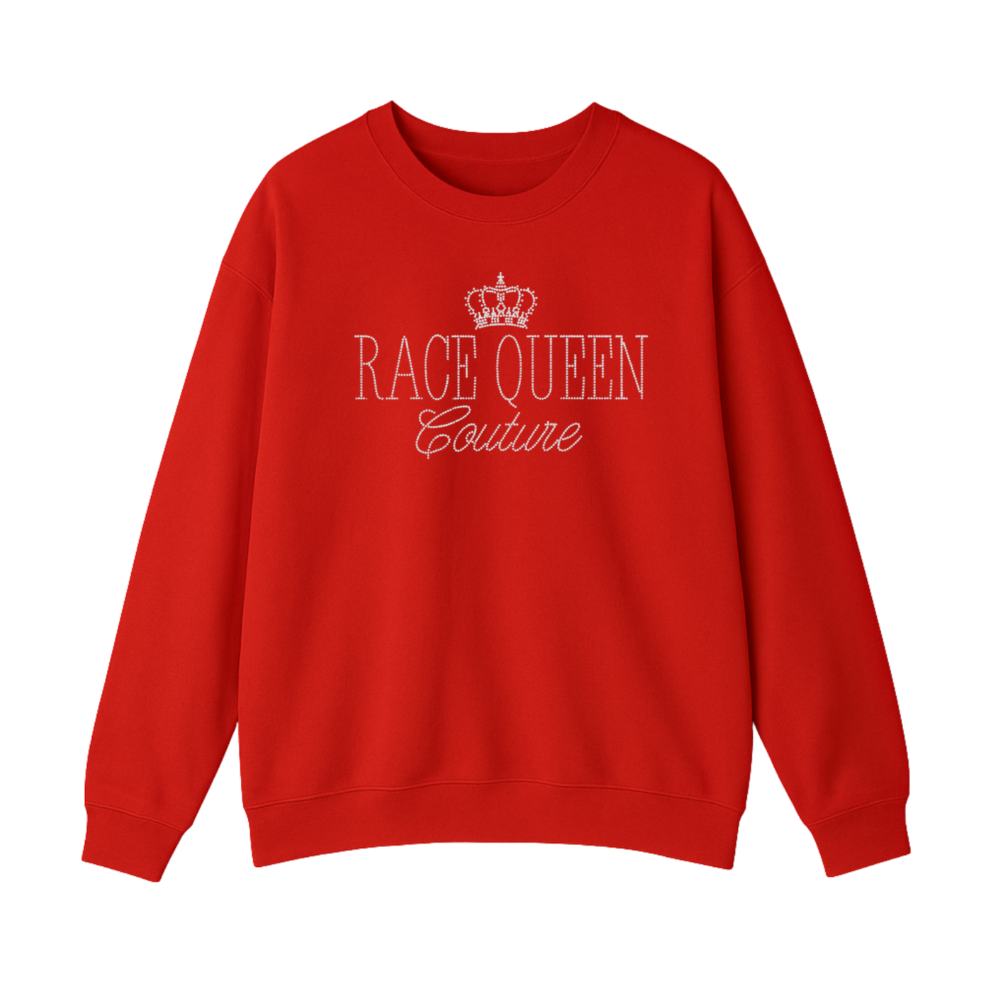 RQC Rhinestone Crewneck - Red