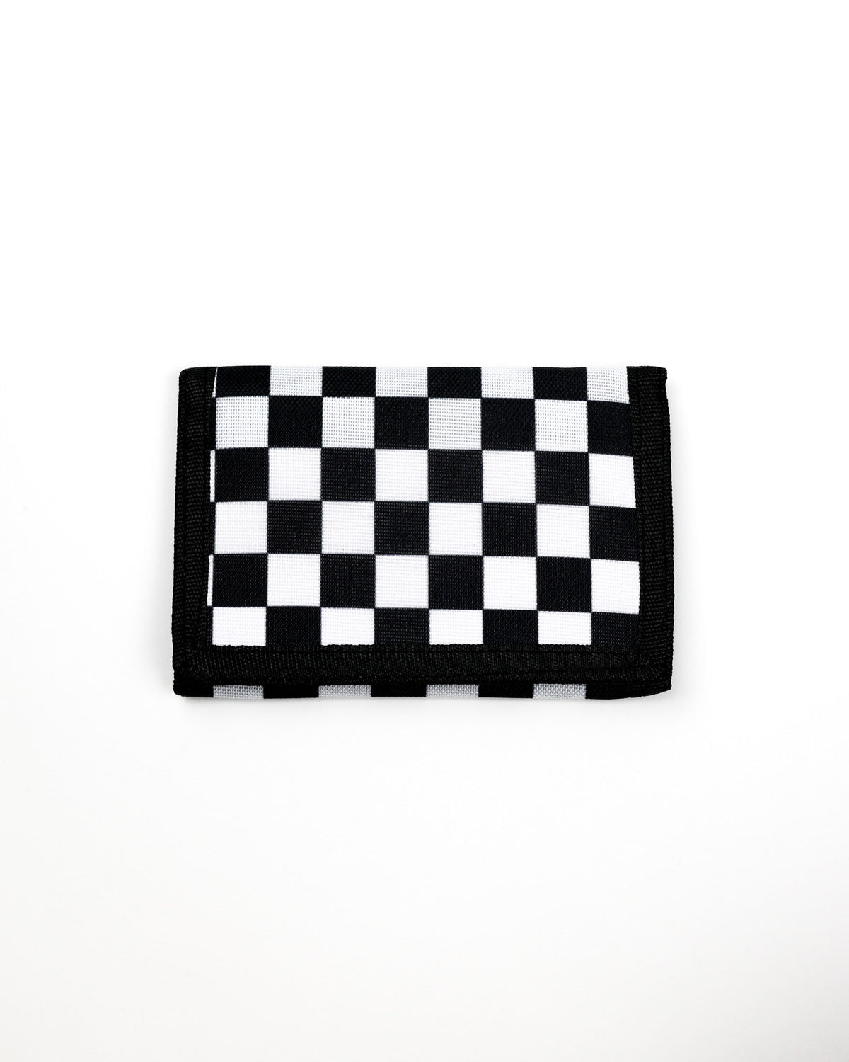 Checkered Velcro Wallet