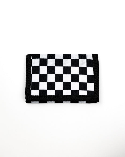 Checkered Velcro Wallet
