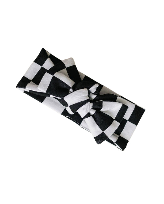 Checkered Youth Headband
