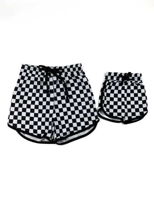Checkered Mommy and Mini Shorts (Sold Separately)