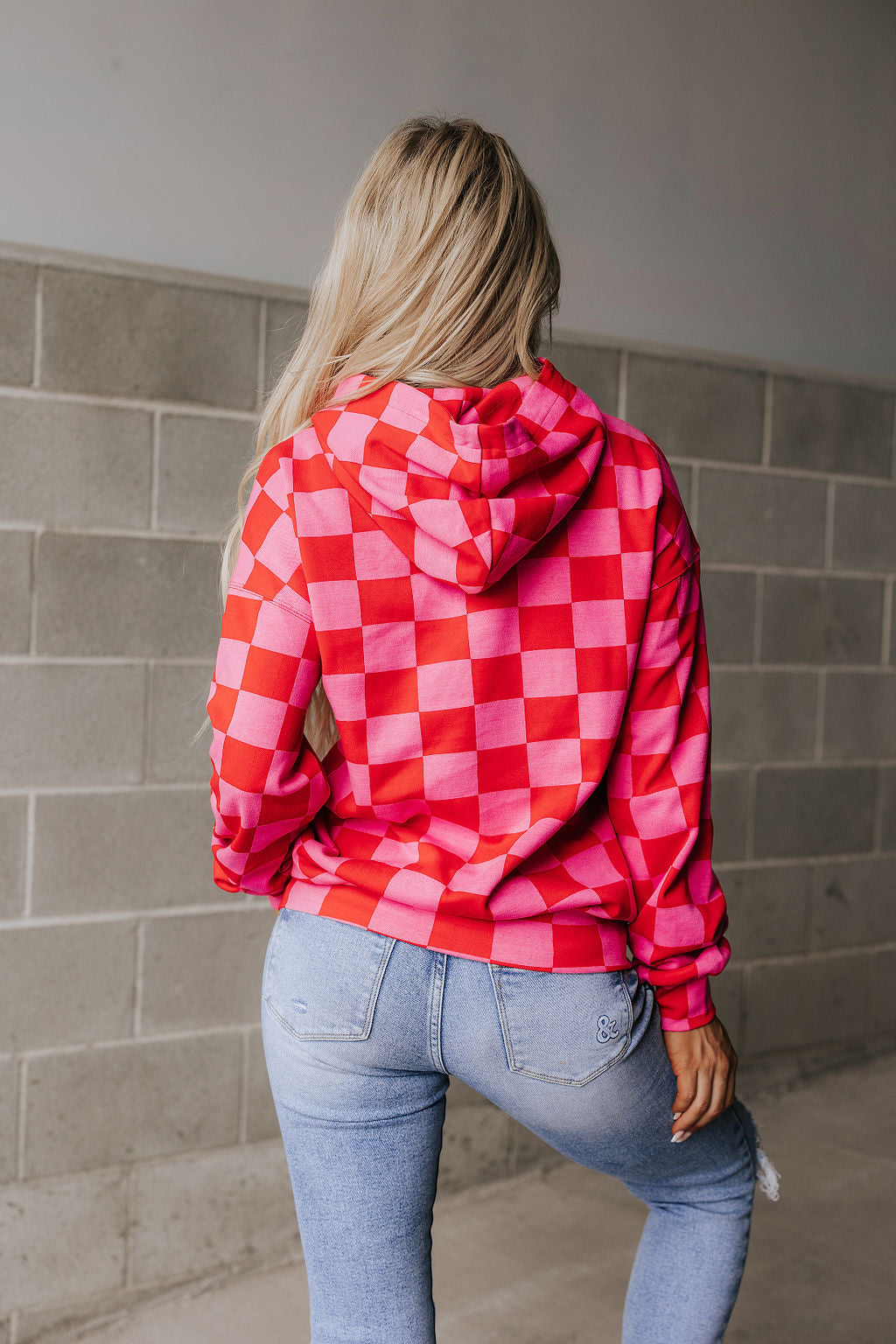 Checkered University Hoodie - Love Language